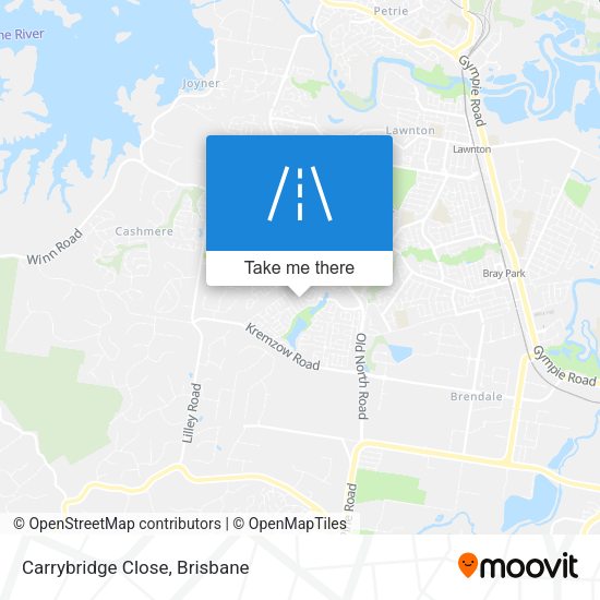 Carrybridge Close map