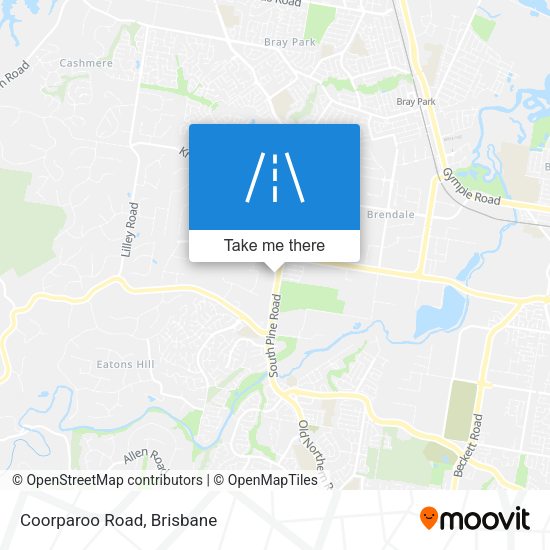 Coorparoo Road map