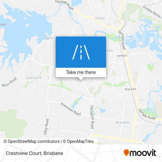 Crestview Court map
