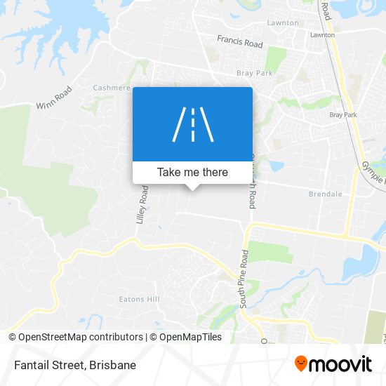 Fantail Street map