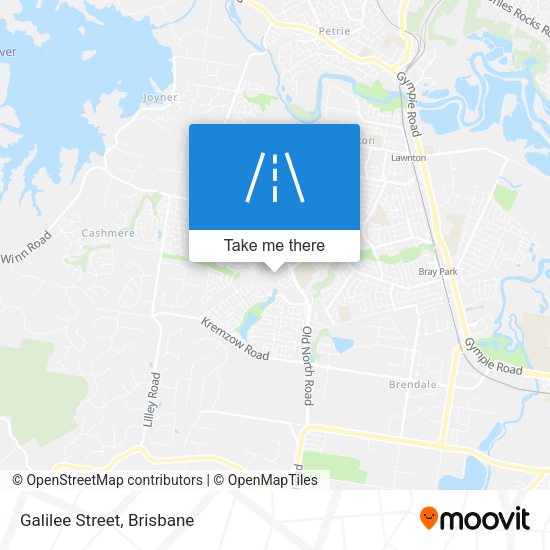 Galilee Street map