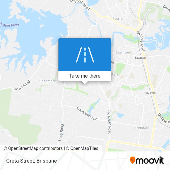 Greta Street map