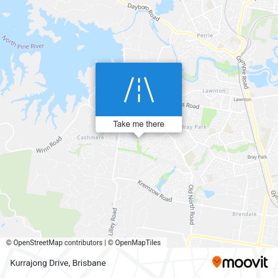 Kurrajong Drive map