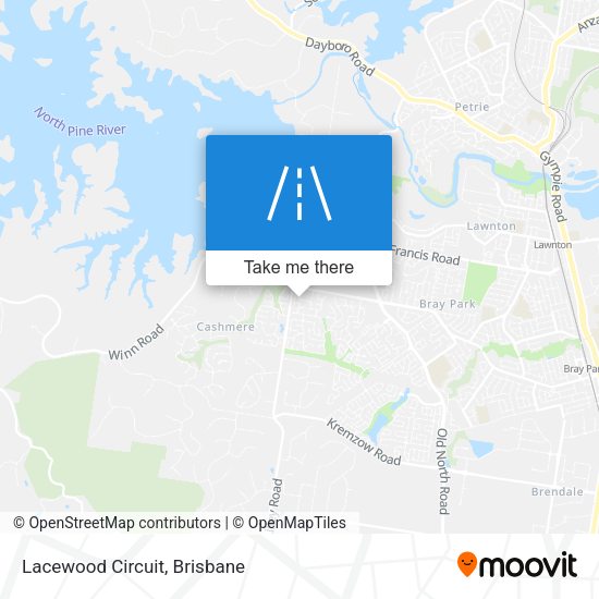 Lacewood Circuit map
