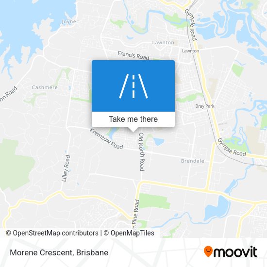 Morene Crescent map