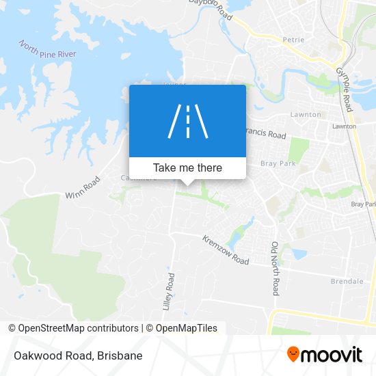 Oakwood Road map