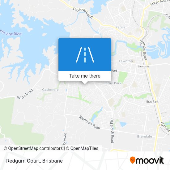 Redgum Court map