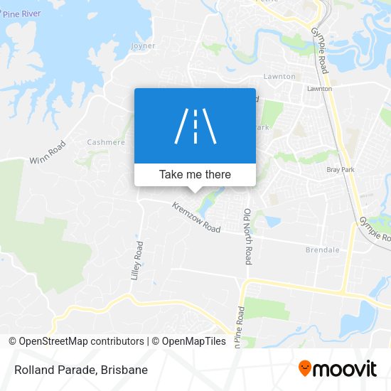 Rolland Parade map