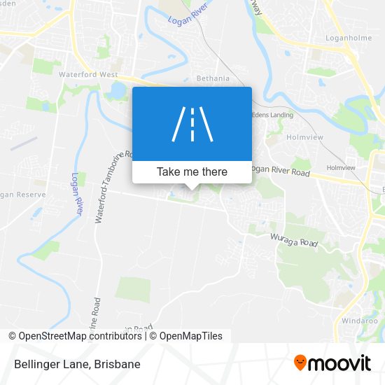 Bellinger Lane map