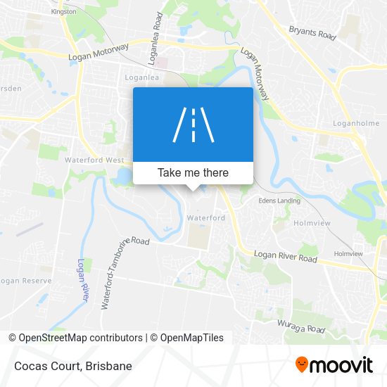 Cocas Court map