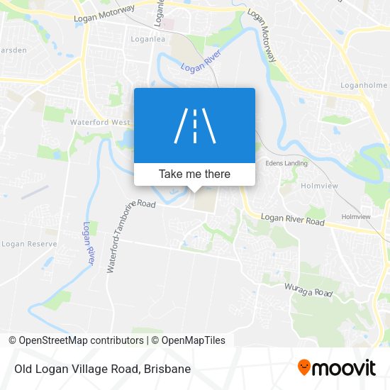 Old Logan Village Road map