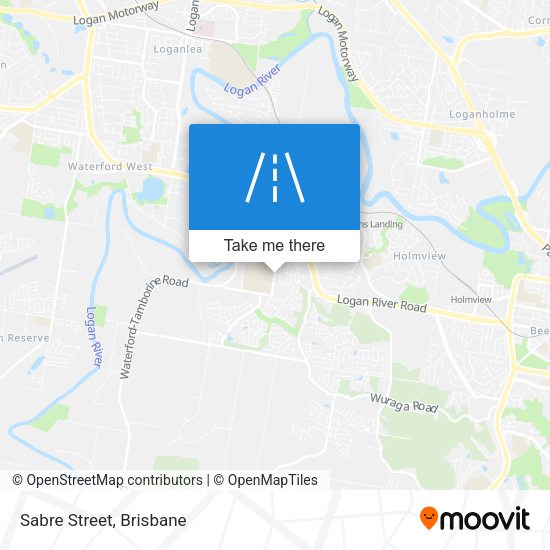 Sabre Street map