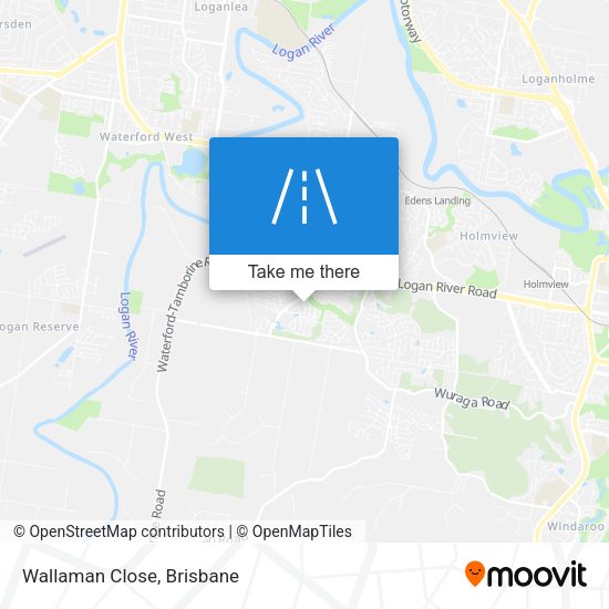 Wallaman Close map
