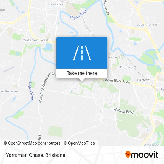 Yarraman Chase map