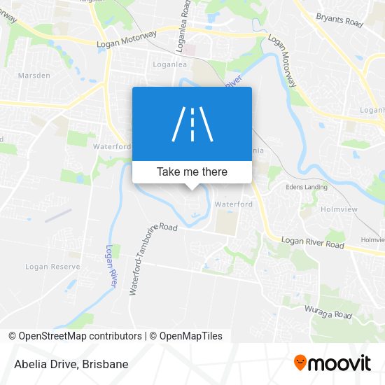 Abelia Drive map