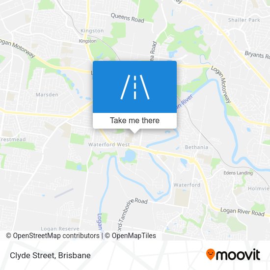 Clyde Street map
