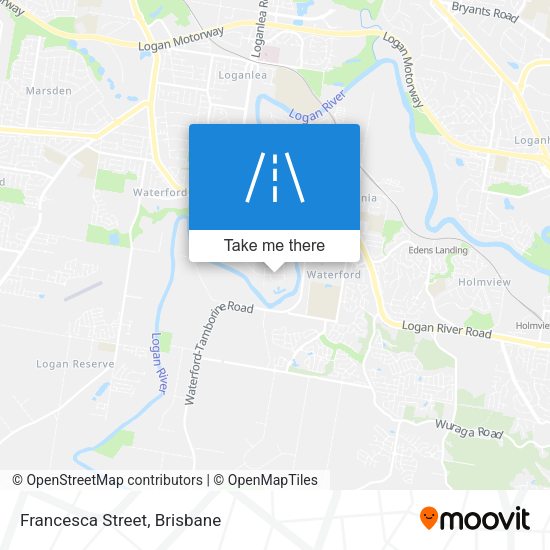 Francesca Street map