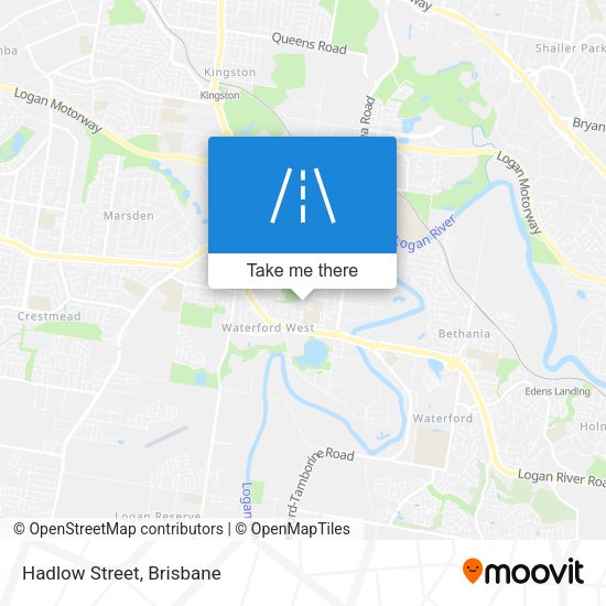 Hadlow Street map