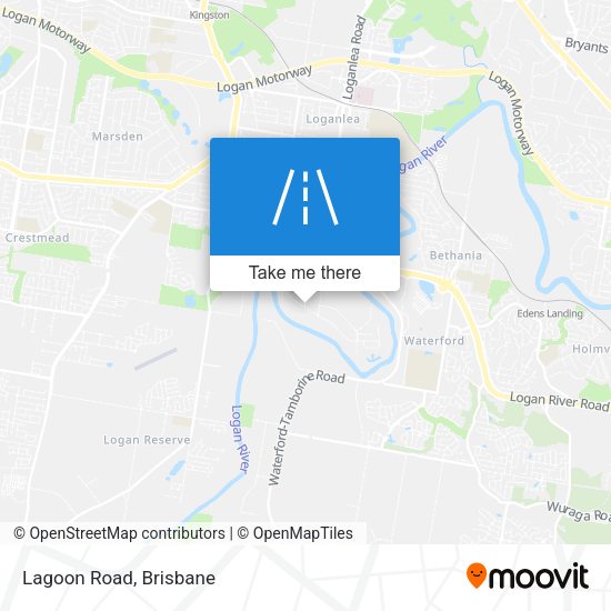 Lagoon Road map
