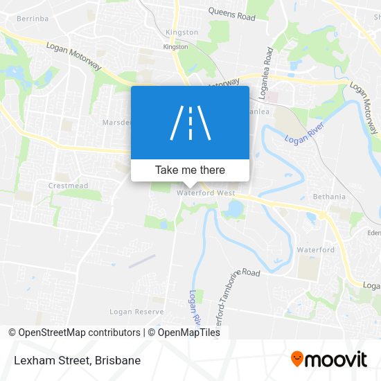 Lexham Street map