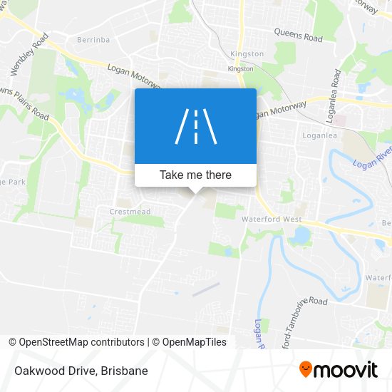 Oakwood Drive map