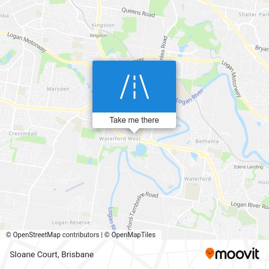 Sloane Court map