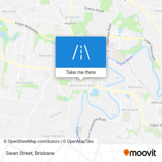 Swan Street map
