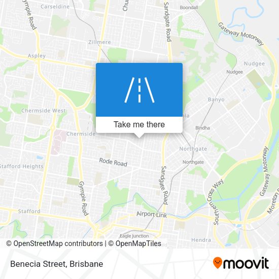 Benecia Street map