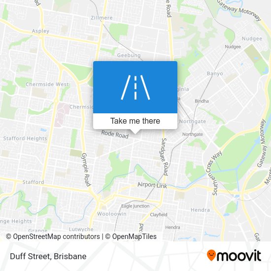 Duff Street map