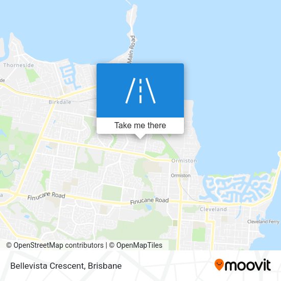 Bellevista Crescent map