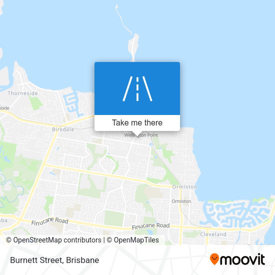 Burnett Street map