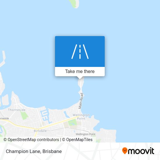 Champion Lane map
