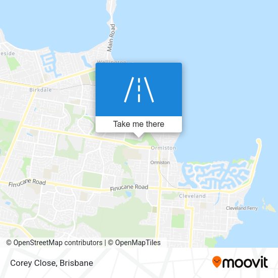 Corey Close map