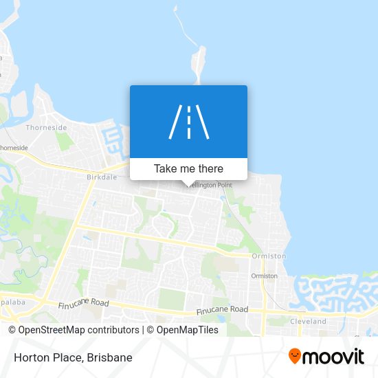 Horton Place map