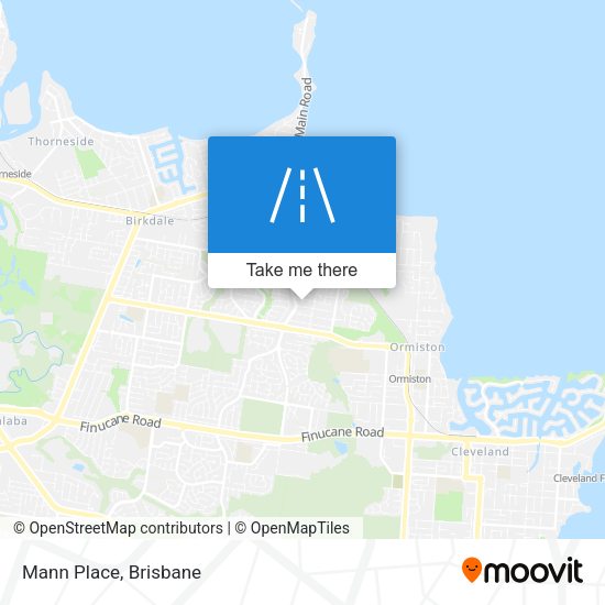 Mann Place map