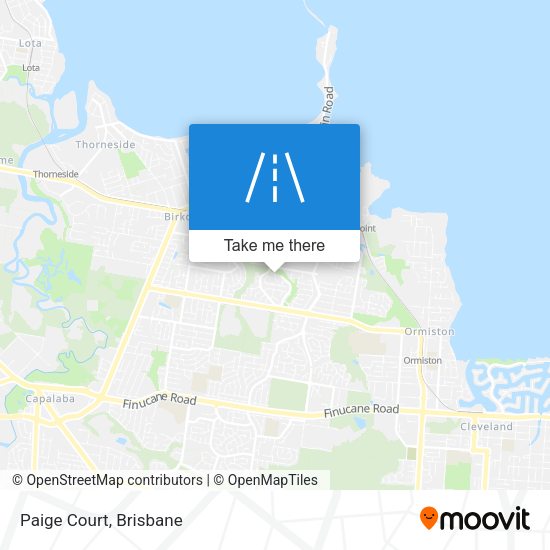 Paige Court map