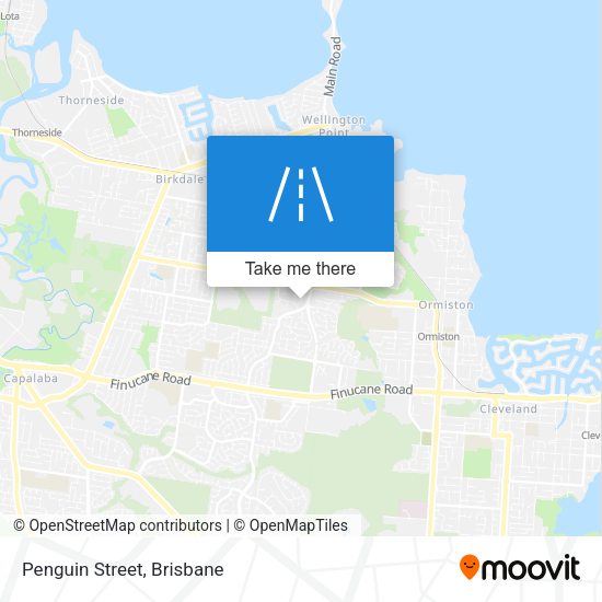 Penguin Street map