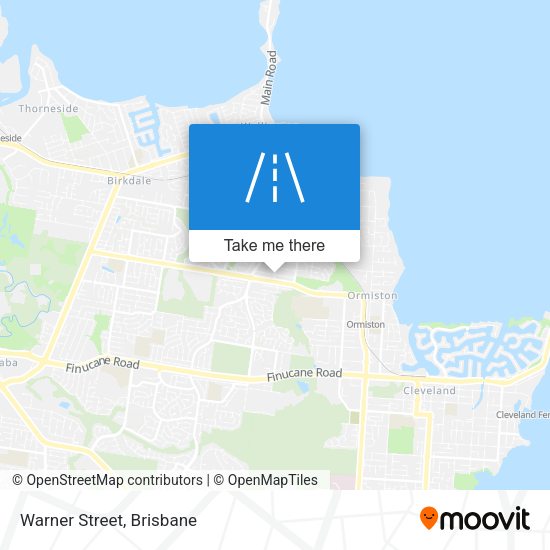 Warner Street map