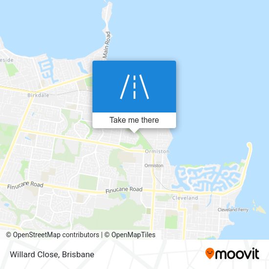 Willard Close map
