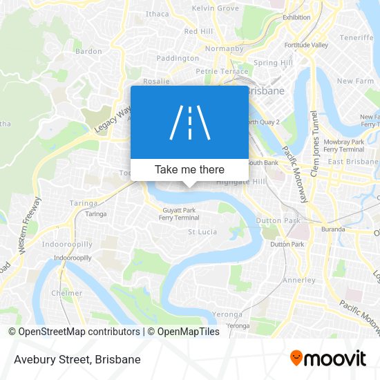 Avebury Street map