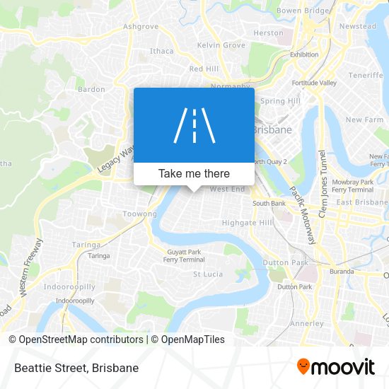 Beattie Street map