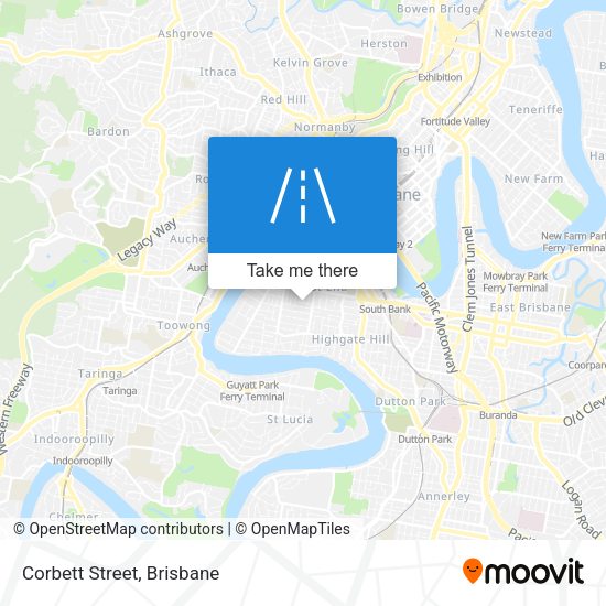 Corbett Street map