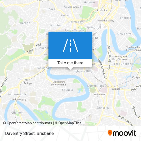 Daventry Street map