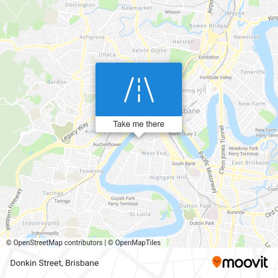 Donkin Street map