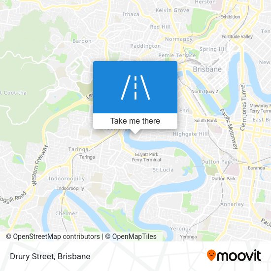 Drury Street map