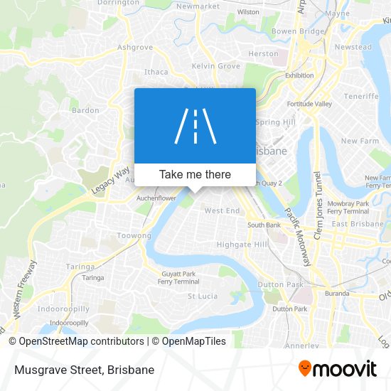 Musgrave Street map