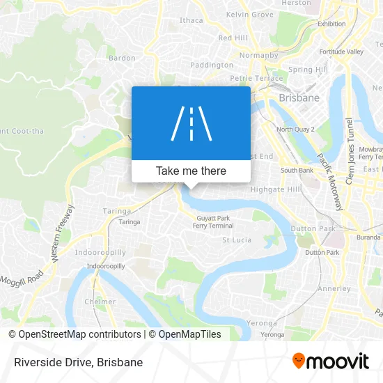 Mapa Riverside Drive