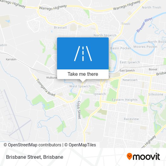 Brisbane Street map