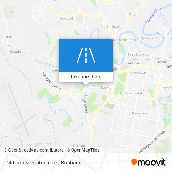 Old Toowoomba Road map