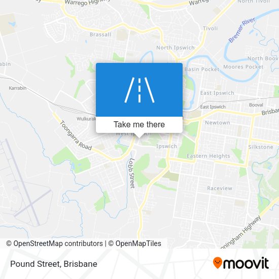 Pound Street map